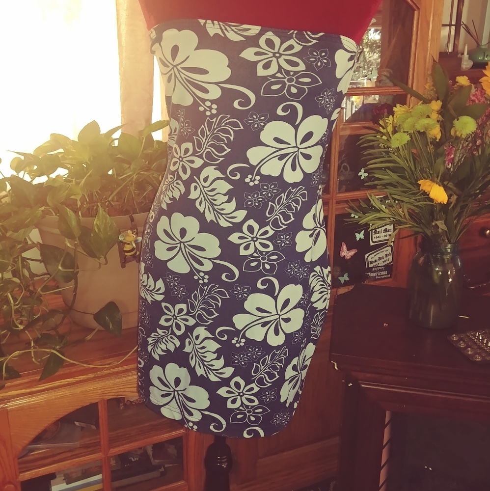 Anchor Blue -beach dress